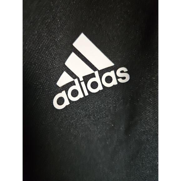 Women's ADIDAS BLACK WARM-UP PANTS Volleyball Track Taper Zip Leg / Black XL - Picture 3 of 8